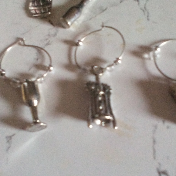Wine Glass Charms Set of 6 - Picture 5 of 8